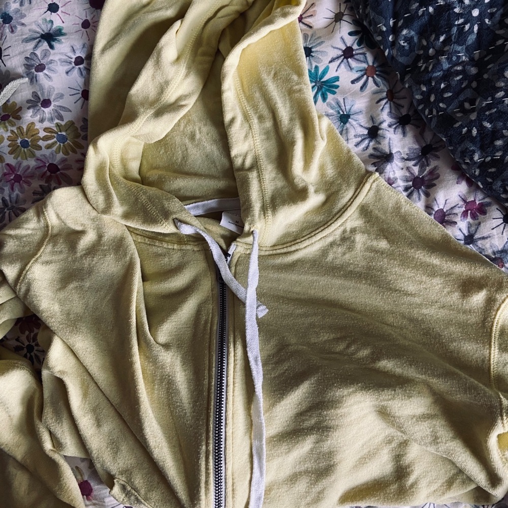 Abercrombie and Fitch Yellow Hoodie
